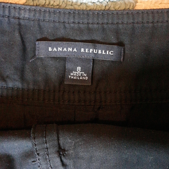 Black button front wool skirt - Picture 3 of 3